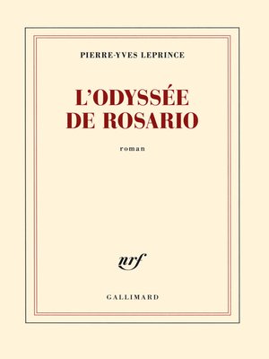 cover image of L'odyssée de Rosario